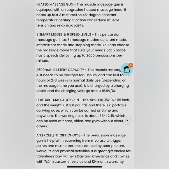 PRO MASSAGE GUN Urikar Pro 2 Heated Deep issue Muscle with Rotating Handle - Picture 8 of 16